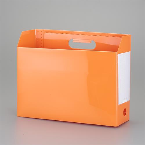 セキセイ(sedia) 102x317x261mm ファイルスタンド(横型/橙) AD-2651