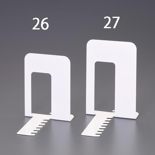 カール事務器(CARL) 140x181x192mm ブックエンド(ホワイト) SKB-140-W