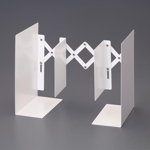 カール事務器(CARL) 105?350x197x281mm 伸縮式ブックエンド(ホワイト) ALB-77-W