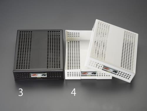 セキセイ(sedia) 255x340x68mm シストレー・蓋付(白) STX-70