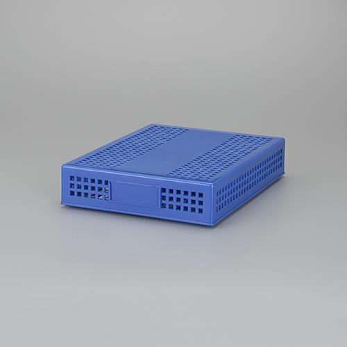 セキセイ(sedia) 255x340x68mm シストレー・蓋付(青) STX-70