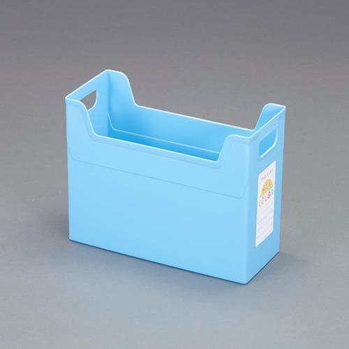ナカバヤシ 140x329x237mm ファイル収納ボックス(ブルー) フボ-TC4-KB