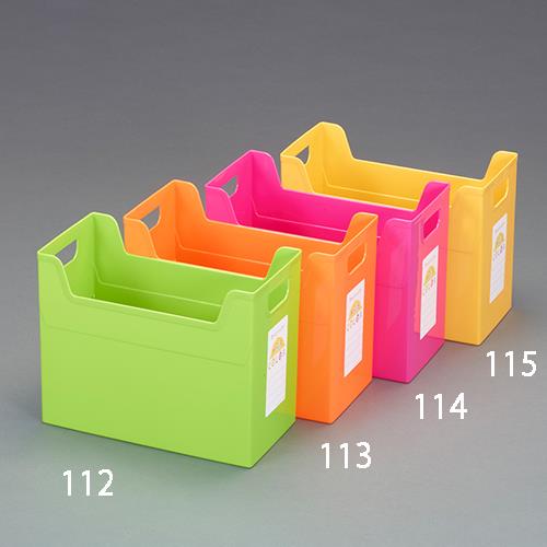 ナカバヤシ 162x329x237mm ファイル収納ボックス(オレンジ) フボ-TCW4-KO