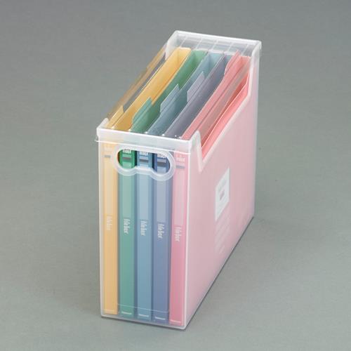 ナカバヤシ 120x327x237mm ファイルスタンド(ファイル5冊付) フボI-F1