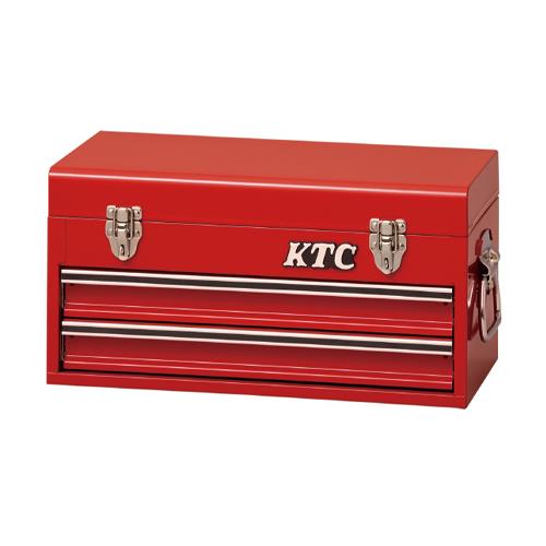 KTC(京都機械工具) 435x240x230mm/2段 ツールキャビネット(レッド) SKX0102