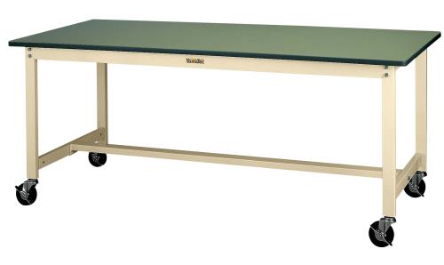 山金工業 1200x600x740mm/160kg ワークテーブル(キャスター付) SWRC-1260-GI