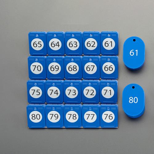 オープン工業 番号札(61? 80) BF-153-BU