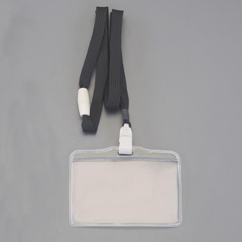 ライオン事務器(LION) 吊り下げ名札(黒/10個) 28794