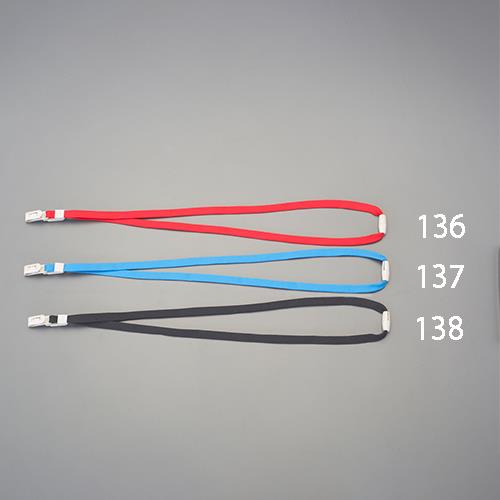 ライオン事務器(LION) 100cm 名札用ストラップ(赤) 29025