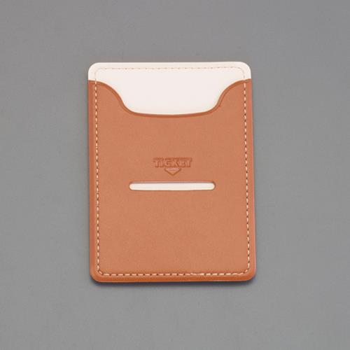 サクラクレパス 100x59x3mm 改札エラー防止カードケース(ブラウン) UNH-101#12