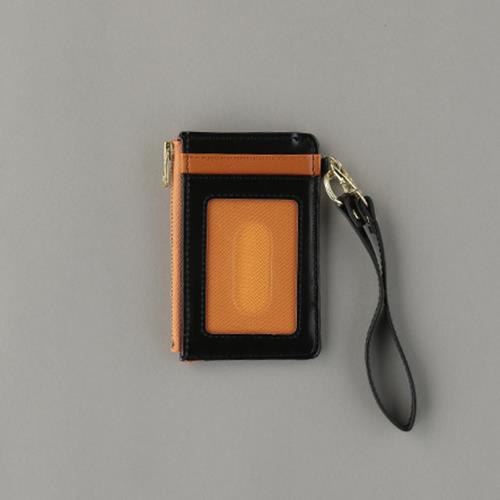 セキセイ(sedia) カードホルダー(ストラップ付/オレンジ) BP-5704