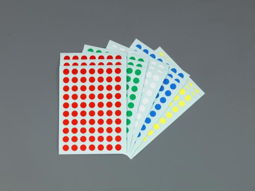 ニチバン φ 5mm /1950片 カラーラベルシール ML-141