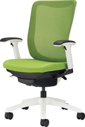 ライオン事務器(LION) ビジネスチェアー(アップルグリーン) 73116