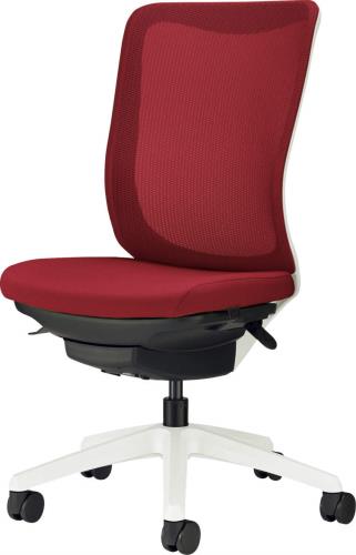 ライオン事務器(LION) ビジネスチェアー(チェリーレッド) 73103