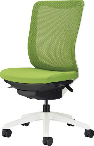 ライオン事務器(LION) ビジネスチェアー(アップルグリーン) 73104
