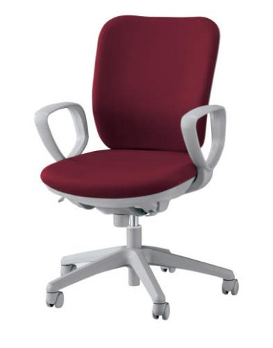 ライオン事務器(LION) ビジネスチェアー(ボルドー) 42022