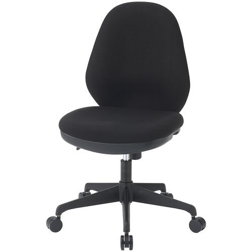 ナカバヤシ ビジネスチェアー(高耐荷重/ブラック) CKT-111-BK