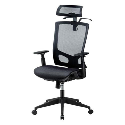 サンワサプライ ビジネスチェアー(ブラック) SNC-NET22BK