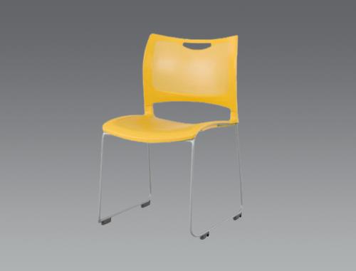 アイリスチトセ スタッキングチェアー(オレンジ) CMC-MKM01