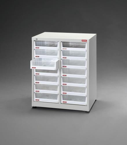 ESCO(エスコ) 590x400x690mm/2列 7段 キャビネット/トレー型 EA957FC-11