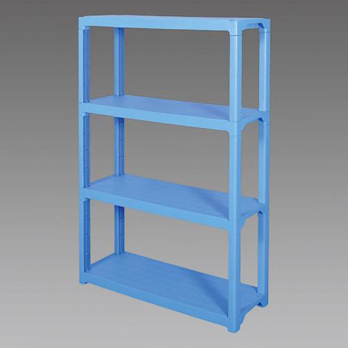 ESCO(エスコ) 1200x450x1800mm/4段 ラック棚(プラスチック製) EA976AL-3