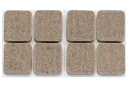 ESCO(エスコ) 25x29x4mm 硬質フェルト(粘着付/8個) EA979AB-16