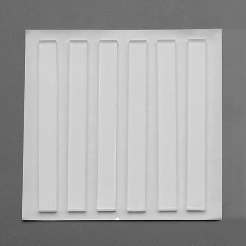 ESCO(エスコ) 10x100x3mm 耐震ベース(クリア/6個) EA979D-74
