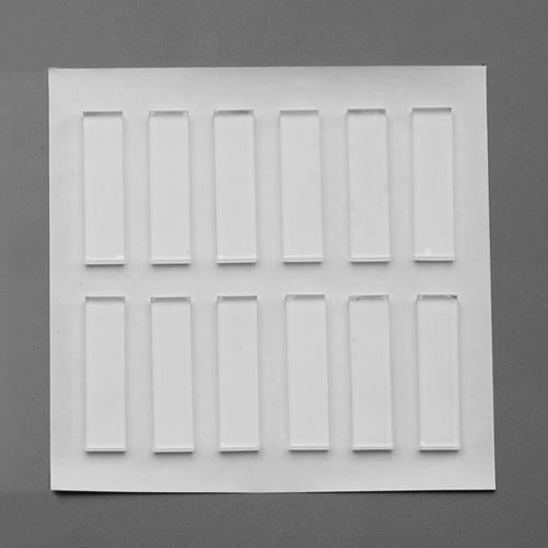 ESCO(エスコ) 10x 40x3mm 耐震ベース(クリア/12個) EA979D-75