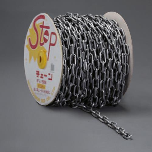 ミツギロン φ6mmx50m プラスチックチェーン(シルバー) SF-12