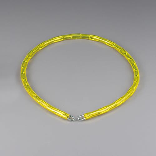 ESCO(エスコ) 3.0x 600mm リンクチェーン(ステンレス製/ビニールカバー黄) EA980SS-11