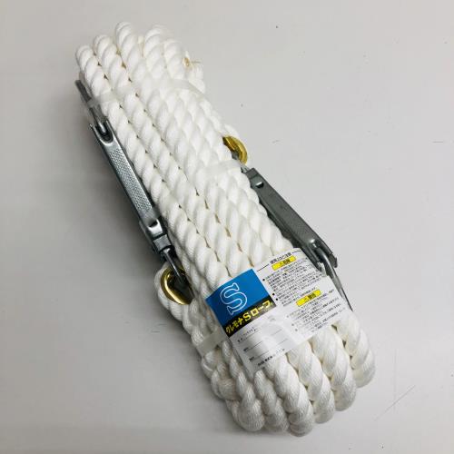 ESCO(エスコ) 16mmx20m 荷揚げ用ロープ(クレモナ・フック付) EA981MA-20