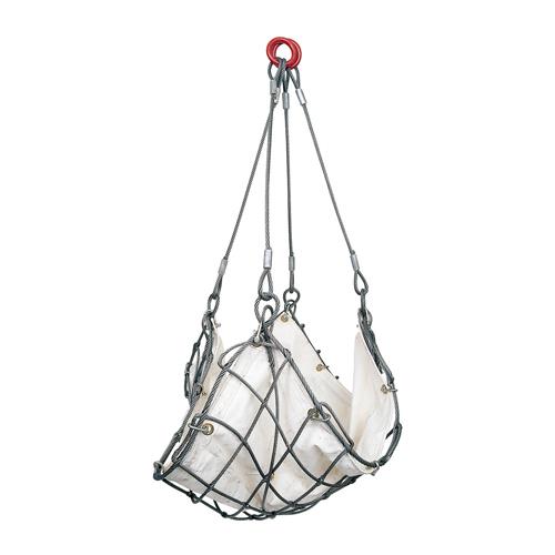 スリーエッチ 1.5x1.5m ワイヤーモッコ(綿帆布付/目合120mm) WMS1.5×12