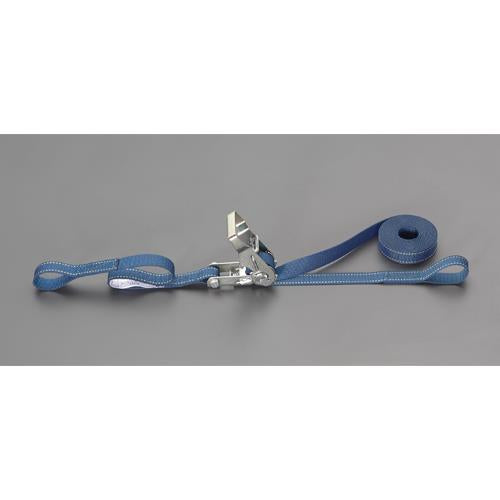 ESCO(エスコ) 25mmx 4.5m/ 254kg ベルト荷締機(両端アイ型) EA982SA-14.5