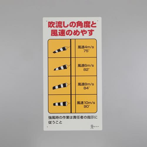 ユニット(UNIT) 300x600mm 吹流し標識 327-19