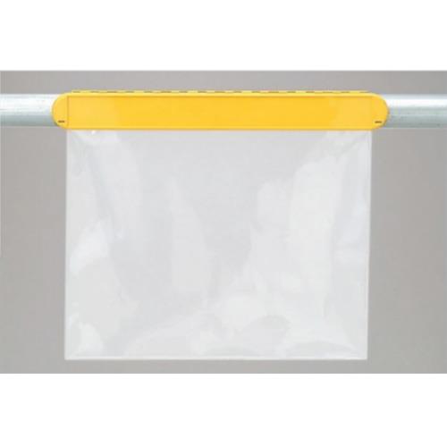 ユニット(UNIT) 450x355mm ワンタッチ取付標識(黄色) 389-40Y