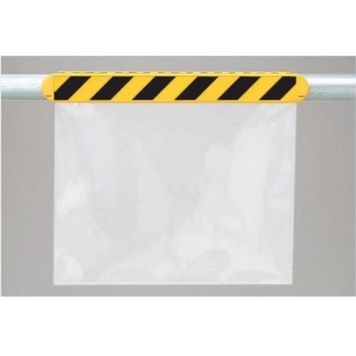 ユニット(UNIT) 450x355mm ワンタッチ取付標識(トラ色) 389-41Y