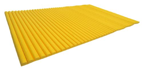 カーボーイ 1800x1200x9mm クッションマット(黄/粘着付) JM-01NT