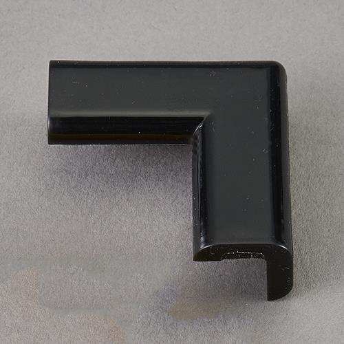 カーボーイ 50x50x 22mm コーナーガード(屋内外兼用/黒2個) AC-194