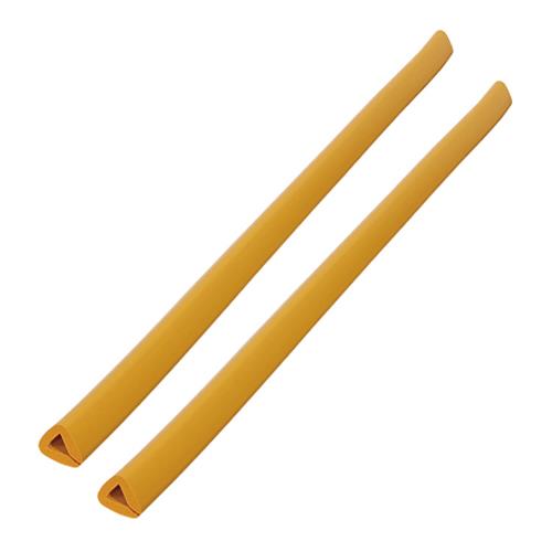 カーボーイ 35x25mm/0.9m クッションガード(挟み込型/2本)黄 AC-86