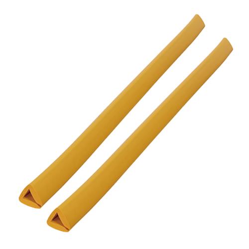 カーボーイ 47x35mm/0.9m クッションガード(挟み込型/2本)黄 AC-85