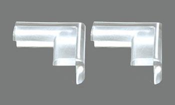 カーボーイ 37x37x15mm クッションコーナーガード(クリア/2個) CG-06
