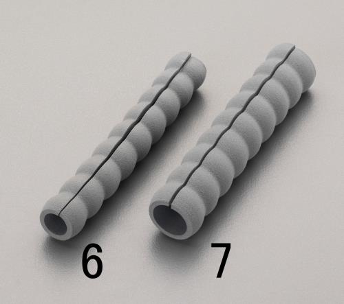カーボーイ 30x18x185mm ゴムグリップ(スリット入) GG-05
