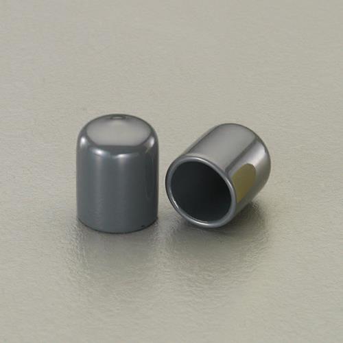 ESCO(エスコ) φ30x30mm 丸型保護キャップ(グレー/2個) EA983FN-230G