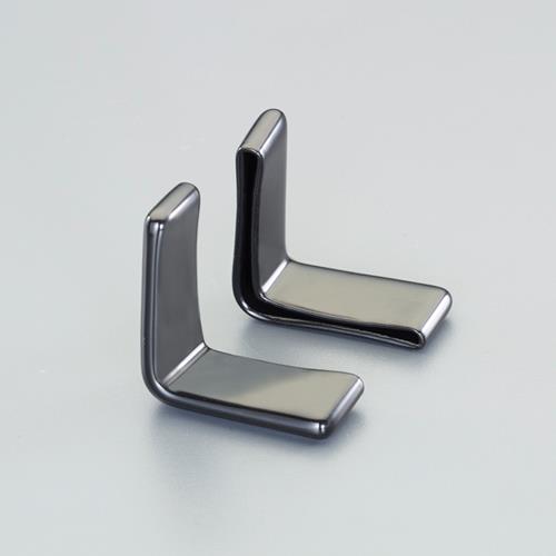 篠原電機 30 x16.5x3.2mm アングル型保護キャップ(黒/2個) AVC-30