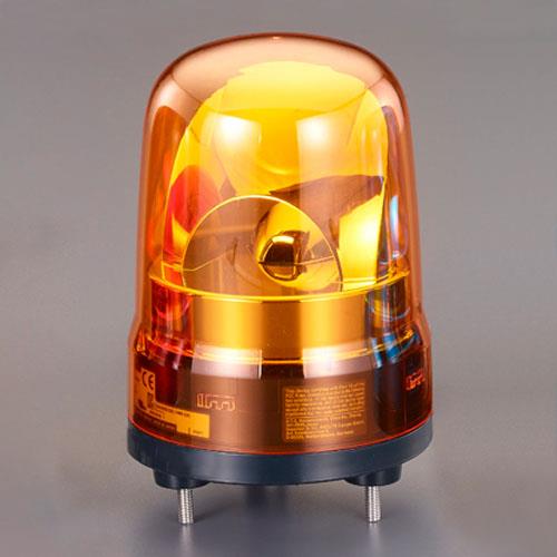 パトライト(PATLITE) DC12?24V LED回転灯(黄色) SKH-M1J-Y