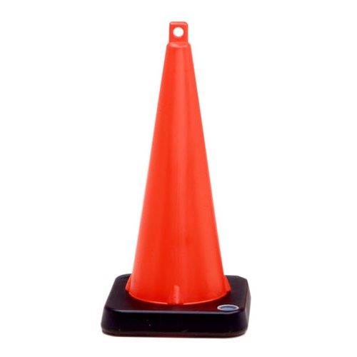 ミツギロン 370x370x757mm コーン・ウエイト付(赤/反射無/2本) CN-05