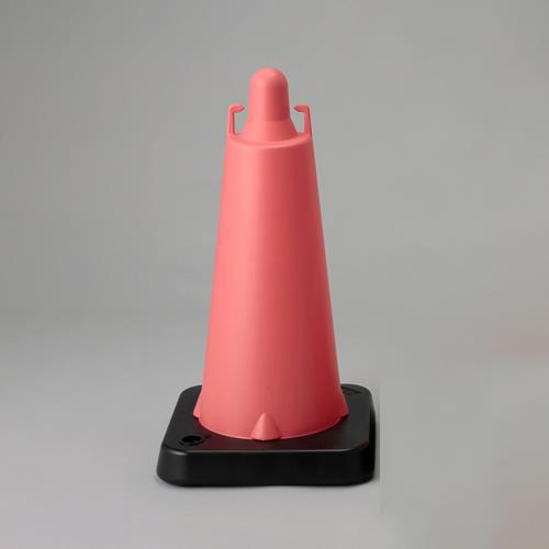 ミツギロン 366x366x700mm コーン・ウエイト付(赤/反射無/2本) CN-23