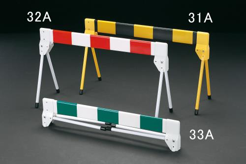 ミツギロン 1500x460x750mm バリケード・折畳式(黄/黒) SF-18