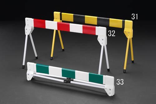 ミツギロン 1000x350x580mm バリケード・折畳式(赤/白) SF-17