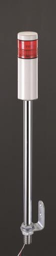 パトライト(PATLITE) AC/DC24V LED小型積層信号灯(赤) LR4-102LJNW-R